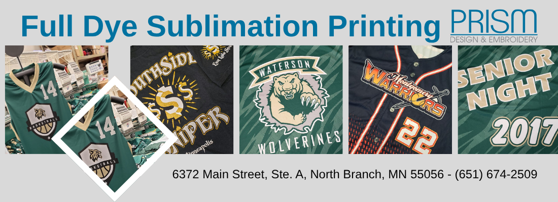 Sublimation Printing - North Branch, MN